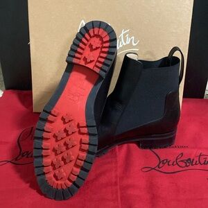 Christian Louboutin Black Marchacroche Flats